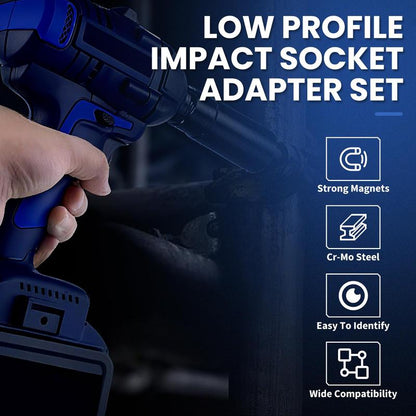 4 Piece Low Profile Impact Adapter Set